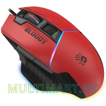 Игровая мышь A4Tech Bloody W95 Max Sports (красный/черный) картинка 3